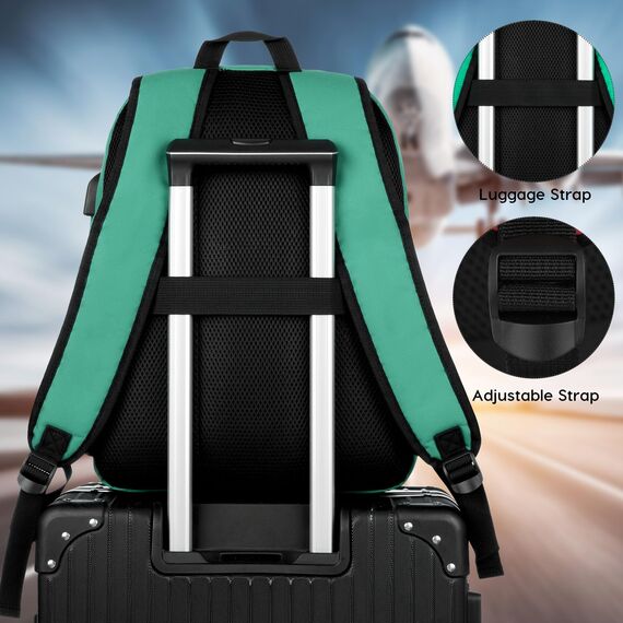 YAMTION Rucksack Frauen Schulrucksack Mädchen Schultasche Jungen Teenager Schulranzen Jungs Daypack für Damen & Herren, mit Laptopfach 15.6 Zoll für Universität Studium