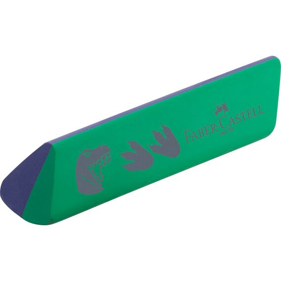 Faber-Castell 205245 - Radiergummi Dino, 15 Radierer PVC-frei für Kinder, geeignet für Blei- und Buntstifte