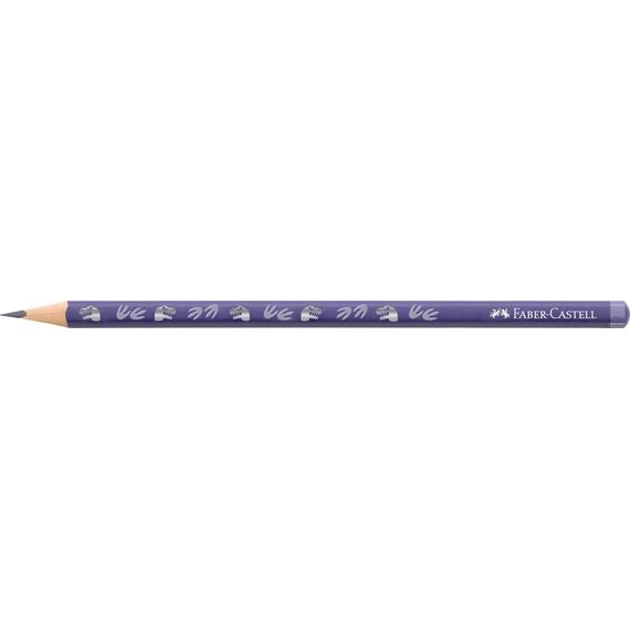 Faber-Castell 111511 - Bleistift Dino, Schreibbleistift HB, ergonomischer Holzstift für Kinder
