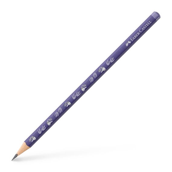 Faber-Castell 111511 - Bleistift Dino, Schreibbleistift HB, ergonomischer Holzstift für Kinder