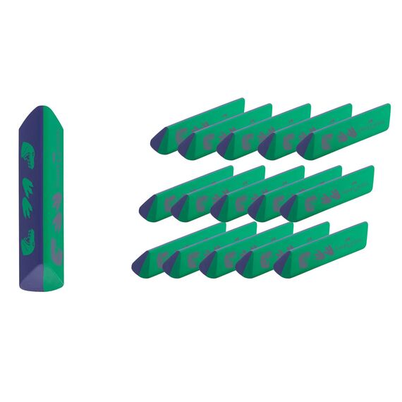 Faber-Castell 205245 - Radiergummi Dino, 15 Radierer PVC-frei für Kinder, geeignet für Blei- und Buntstifte