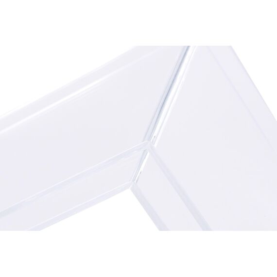 MAUL Buchstütze aus Acryl (2er Pack) 10x8x10cm | Bücherhalter, Organizer für Kinder, Bücher, Büro, Regal | Bücherstütze im stilvollen Acryl Design | Möbelschonender Buchhalter | Glasklar