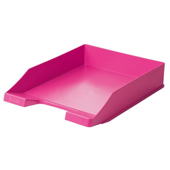 HAN 1027 Briefablage Klassik, Schreibtisch Organizer, Bürobedarf, Ablagefächer, Büromaterial, Briefkorb, Dokumentenablage, bis Format A4/C4 (Trend Colours, Pink, 10 Briefablagen)