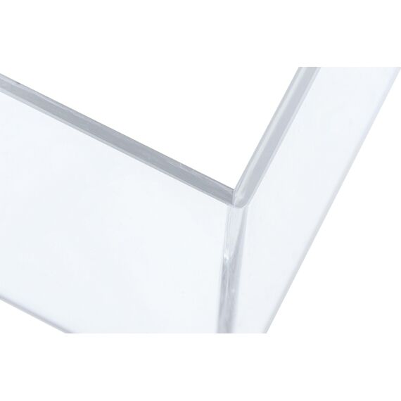 MAUL Buchstütze aus Acryl (2er Pack) 12x12x17cm | Bücherhalter, Organzier für Kinder, Bücher, Büro, Regal | Bücherstütze im stilvollen Acryl Design | möbelschonender Buchhalter | Glasklar