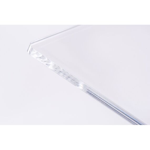 MAUL Buchstütze aus Acryl (2er Pack) 10x8x10cm | Bücherhalter, Organizer für Kinder, Bücher, Büro, Regal | Bücherstütze im stilvollen Acryl Design | Möbelschonender Buchhalter | Glasklar