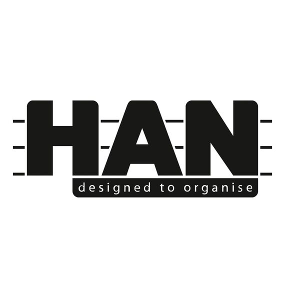 HAN Briefablage KLASSIK, 10 STÜCK Schreibtisch Organizer, Bürobedarf, Ablagefächer, Büromaterial, Briefkorb, Dokumentenablage, bis Format A4/C4, 1027-X-886, pastellrosa