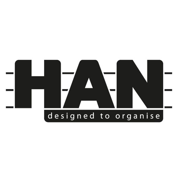 HAN Briefablage KLASSIK, 10 STÜCK Schreibtisch Organizer, Bürobedarf, Ablagefächer, Büromaterial, Briefkorb, Dokumentenablage, bis Format A4/C4, 1027-X-15, gelb