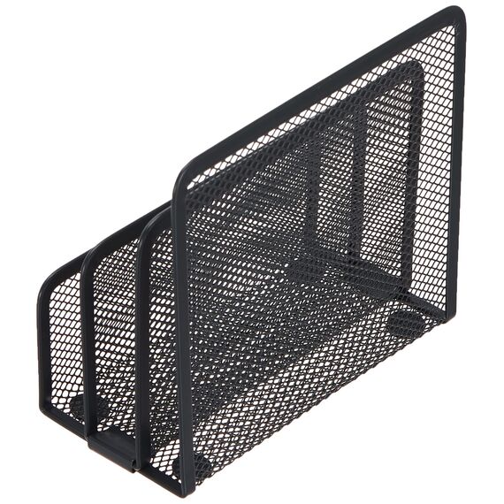 Zeller 17732 Briefkasten, anthrazit, Netz, ca. 17,5 x 8,5 x 13,5 cm, Schreibtisch-Organizer, Briefhalter, Ordnung auf dem Schreibtisch