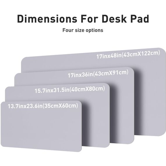 Aothia Schreibtischunterlage,Mauspad mit Leder und Rutchfeste Wildleder,Multifunktionales Office Mousepad Laptop Schreibunterlage,Tischschutz Unterlage für Büro/Home-Office(Lavendel rauchig,80x40cm)