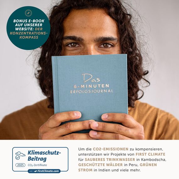 6-Minuten Tagebuch Erfolgsjournal PUR - Der #1 Tagesplaner für mehr Motivation & Erfolg - Undatiertes Journal Buch - Mit Journaling gelassener & fokussierter Ziele erreichen