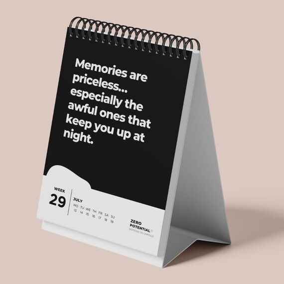 Demotivierender Kalender (Englisch, A6)