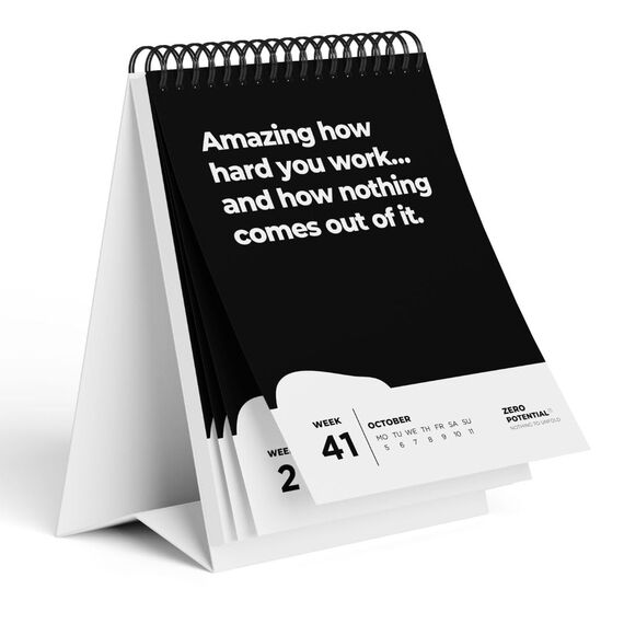 Demotivierender Kalender (Englisch, A6)