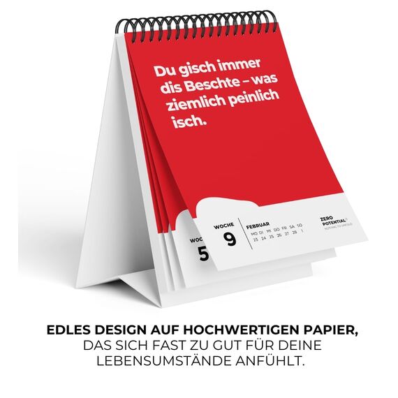Demotivierender Kalender (schweizerdeutsch, A6)