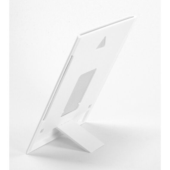 HiCuCo 3-Monats-Tischkalender für 2 Jahre (2026 + 2027) - Aufstellkalender - TypW1 - Farbvariante Weiß