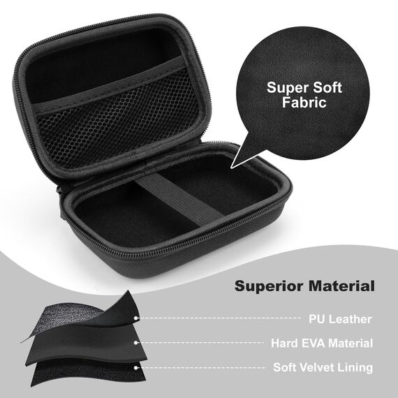 Mini-Tasche für SUPVAN Etikettiergerät, Bluetooth, tragbar, Etikettendrucker, Tasche, Kabel, Aufbewahrung, Kabel, Zubehör, Reise, Essential, für Etikettendrucker E10 (14 x 9 x 6 cm)