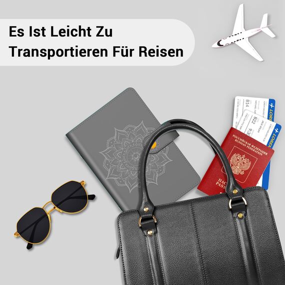 Budget Planner Deutsch A6, Finanzplaner, Haushaltsbuch zum Eintragen, Sparbuch für Geld, BudgetPlaner, Geldsparmappe, Budget Binder, Geld Organizer, Personal Organizer (Grau)