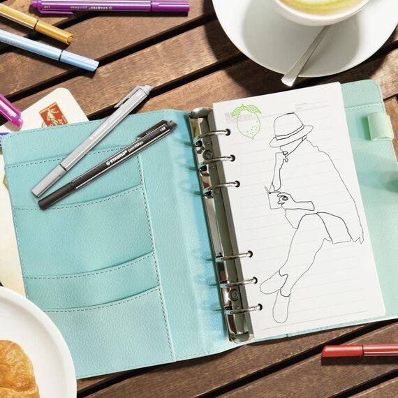 SWTYExt 3 Packungen A6 Nachfüllpapier Liniert, 180 Blätter(360 Seiten) 6 Löcher A6 Papier Nachfüllbare Refill Paper Ringbucheinlagen für A6 Notizbuch Skizze Tagbuch Malerei Bullet Journal