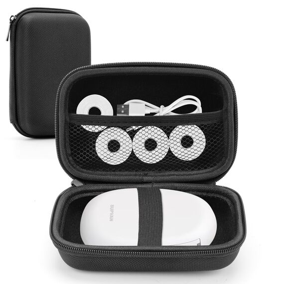 Mini-Tasche für SUPVAN Etikettiergerät, Bluetooth, tragbar, Etikettendrucker, Tasche, Kabel, Aufbewahrung, Kabel, Zubehör, Reise, Essential, für Etikettendrucker E10 (14 x 9 x 6 cm)