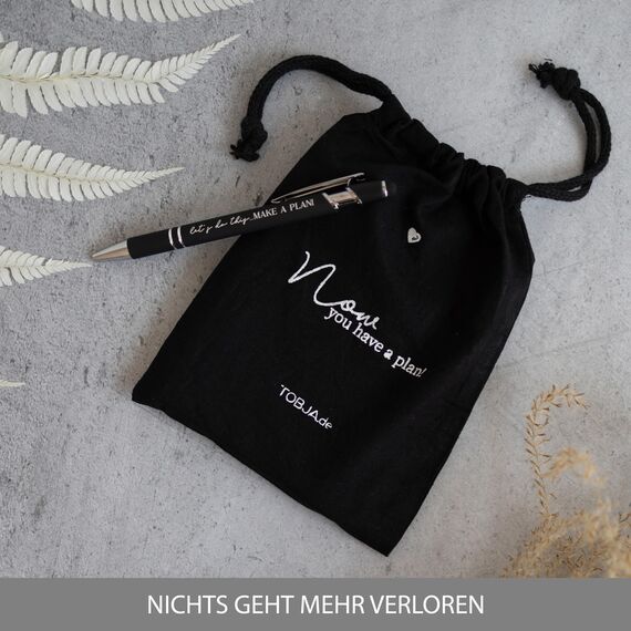 TOBJA Taschenkalender 2026 A6 red + Zubehör Set - Terminplaner mit Froschtasche, Stift, Pen-Loop und Beutel | Hardcover Kalender 2026 A6 (red + Zubehör)