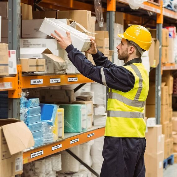 LLPT Magnetische Etikettenhalter | Beschreibbare Magnet-Etiketten für Schule Büro Whiteboards Kühlschränke Magnettafeln (MH1576) | 50 Stück | 15MM x 76MM