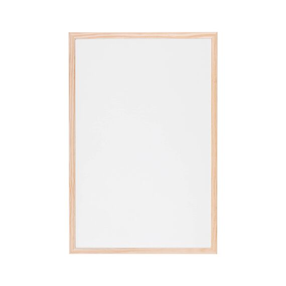 Bi-Office Budget Whiteboard mit Holzrahmen, magnetisch, 5 Größen wählbar, 60 x 40 cm