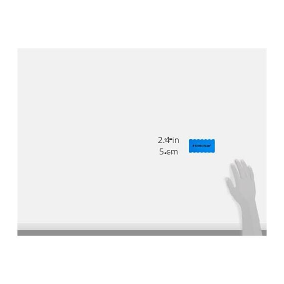 STAEDTLER 652 BK Lumocolor Whiteboard-Wischer Blisterkarte, Blau