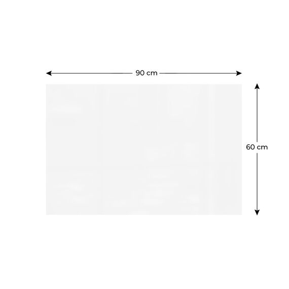 ALLboards Whiteboard Folie, 90x60 cm Magnetisch Selbstklebend Weißwandtafel Folie, einschließlich 2 Marker, 4 Magneten und Whiteboard Schwamm, Memoboard zum Schreiben