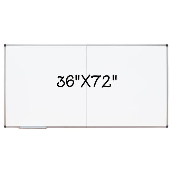 XIWODE Faltbare Magnet-Whiteboard mit Aluminiumrahmen | 90x180cm Klappbares Tafel-Wandboard für Büro, Homeoffice & Kinderzimmer | Leichtes Wandboard mit Stifthalter, Robust & Langlebig