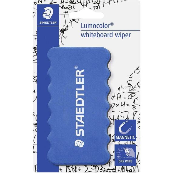 STAEDTLER 652 BK Lumocolor Whiteboard-Wischer Blisterkarte, Blau