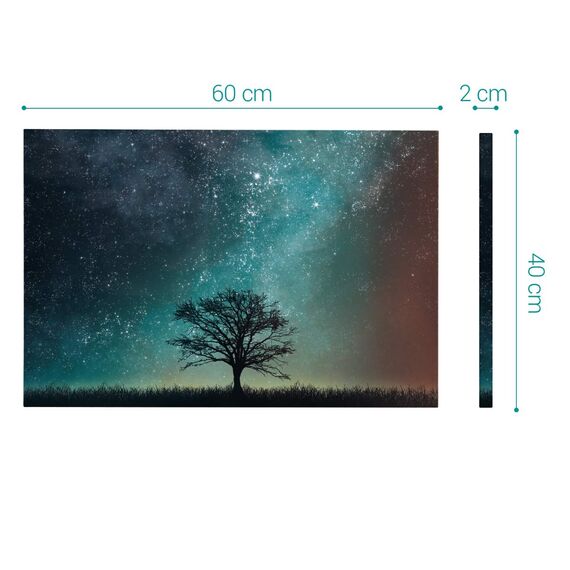 Navaris Magnettafel Magnetpinnwand Memoboard zum Beschriften - 60x40 cm Notiztafel div. Designs - Tafel abwaschbar mit Halterung Magneten Stift