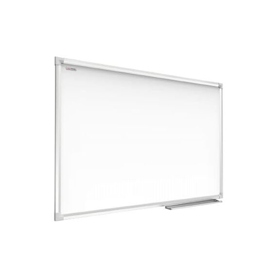 ALLboards Magnetisches Whiteboard 100x80cm Magnettafel mit Aluminiumrahmen und Stifteablage, Weiß Magnetisch Tafel, Trocken Abwischbar, Wiederbeschreibbar Weißtafel