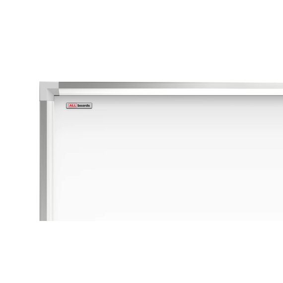 ALLboards Magnetisches Whiteboard 100x80cm Magnettafel mit Aluminiumrahmen und Stifteablage, Weiß Magnetisch Tafel, Trocken Abwischbar, Wiederbeschreibbar Weißtafel
