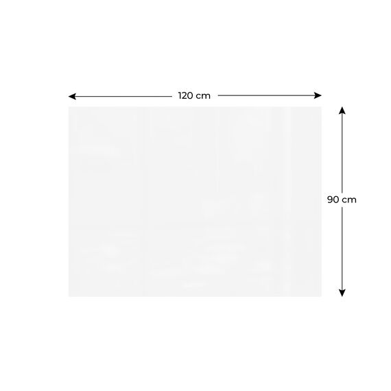 ALLboards Whiteboard Folie, 120x90 cm Magnetisch Selbstklebend Weißwandtafel Folie, einschließlich 2 Marker, 4 Magneten und Whiteboard Schwamm, Wandfolie für glatten Oberflächen in Schule Büro Haus