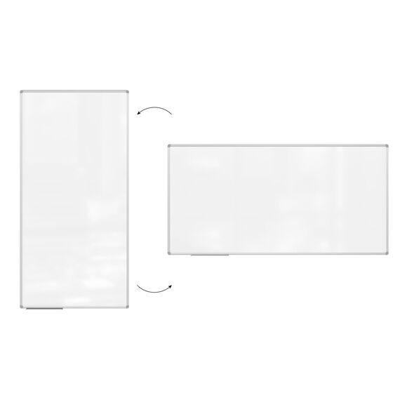 ALLboards Magnetisches Whiteboard – PREMIUM EXPO Alurahmen 180×90 cm