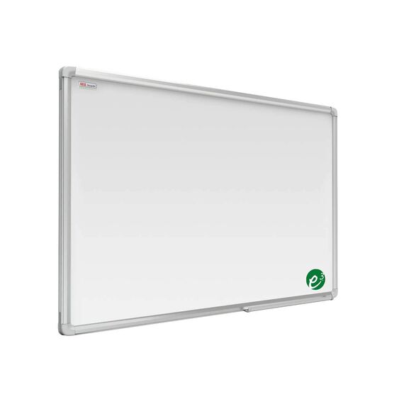 ALLboards Magnetisches Whiteboard, Ceramic Emaillierte Oberfläche 170x100cm Magnettafel mit Alurahmen Premium EXPO, Trocken Abwischbar, Projektionswand