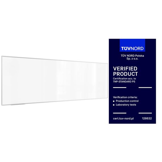 ALLboards Magnetisches Whiteboard 300x100cm Magnettafel mit Aluminiumrahmen Premium EXPO und Stifteablage, Weiß Magnetisch Tafel, Trocken Abwischbar, Wiederbeschreibbar Weißtafel