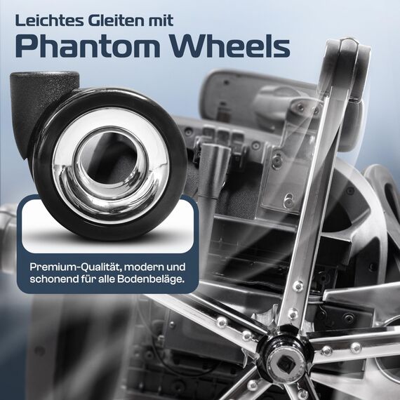 CLOUVOU MasterSeat Bürostuhl Ergonomisch [TESTSIEGER] Schreibtischstuhl 100% individuell einstellbar | Büro Stuhl & Gaming Stuhl | Computerstuhl Home Office Chair Ergonomic | Drehstuhl 150 kg