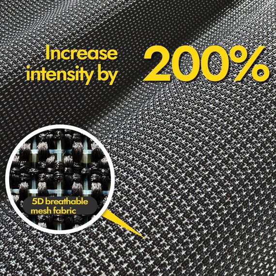 HOLLUDLE Ergonomischer Bürostuhl mit Adaptiver Rückenlehne, Schreibtischstuhl mit 4D Armlehnen, Verstellbarer Sitztiefe, Lendenwirbelstütze und 2D Kopfstütze, Atmungsaktiver Netz-Chefsessel, Schwarz