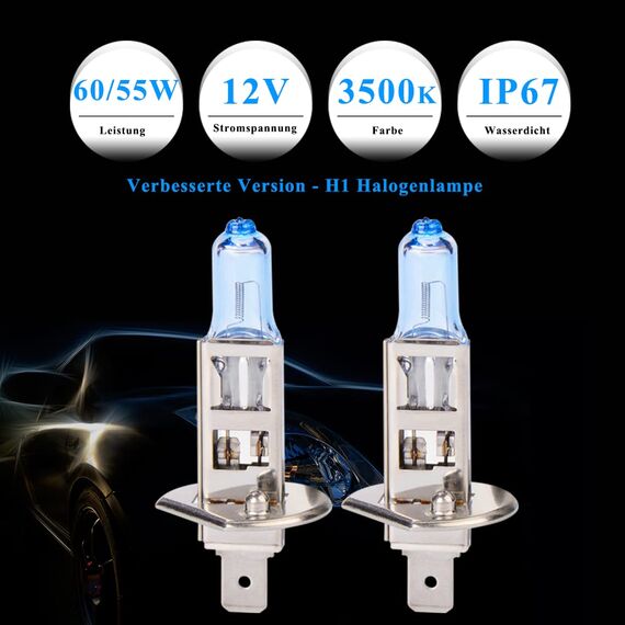 XELORD H1 Birne 12V 55W Autolampen,2er Pack