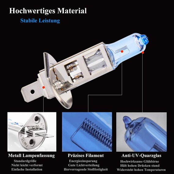 XELORD H1 Birne 12V 55W Autolampen,2er Pack