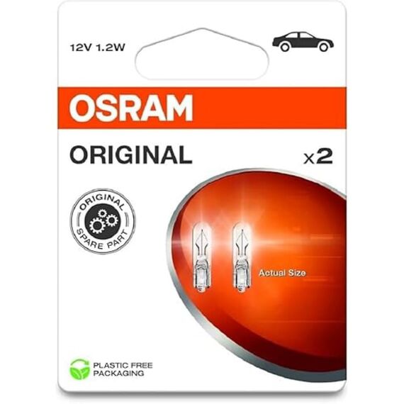 OSRAM 2721-2BL Glühlampe Innenraumleuchte W1,2W 1,2W