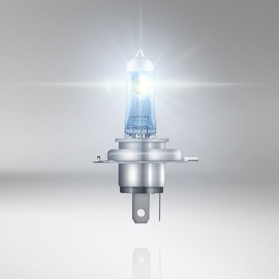 Osram NIGHT BREAKER LASER H4, +150% mehr Helligkeit, Halogen-Scheinwerferlampe, 64193NL, 12V PKW, Faltschachtel (1 Lampe)