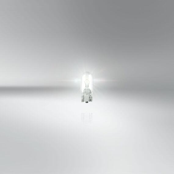 Osram ORIGINAL LINE 12V, W5W, signal lamp, Glass Wedge Base, Double Blister (2 lamps), white