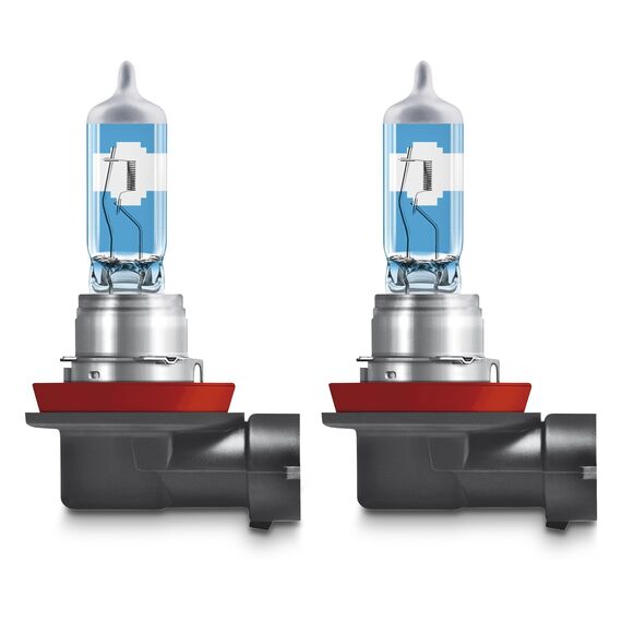 Osram NIGHT BREAKER LASER H11, +150% mehr Helligkeit, Halogen-Scheinwerferlampe, 64211NL-2HB, 12V PKW, Hängebox (2 Lampen)