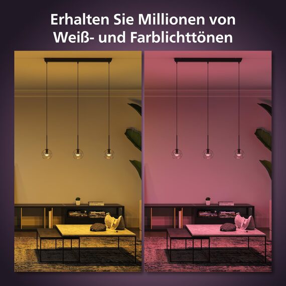 Philips Hue White Ambiance & Color E14 Luster LED Lampe, dimmbar, bis zu 16 Mio. Farben, steuerbar via App, kompatibel mit Amazon Alexa (Echo, Echo Dot), Doppelpack