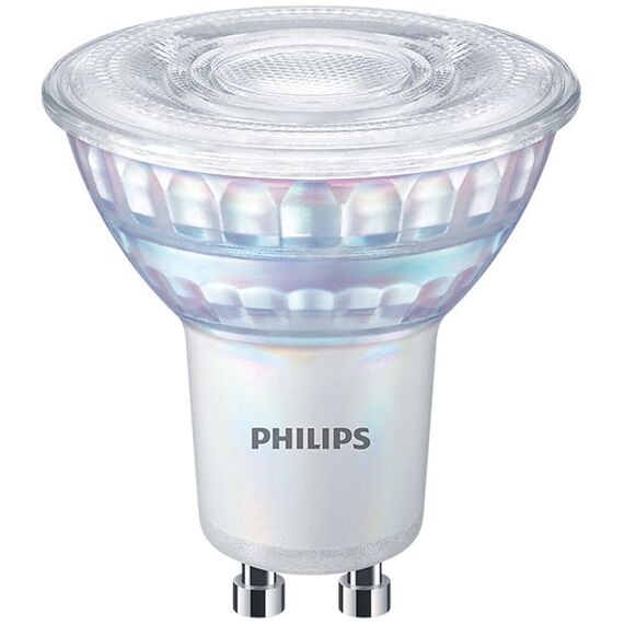 Philips LED Classic GU10 Lampen Warm Glow 2-er Pack (35 W), dimmbare Reflektor LED Spots mit warmweißem Licht, energiesparende Lampen mit langer Nutzlebensdauer, Warmglow Dimmbar