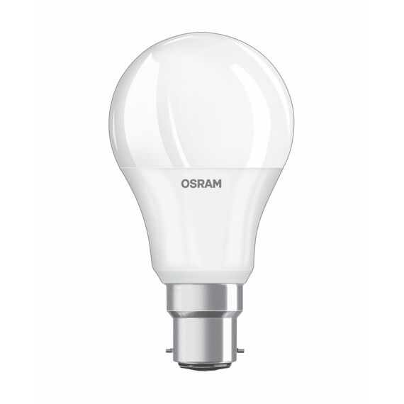 Osram LED-Lampe | Sockel: B22d | Kaltweiß | 4000 K | 8,50 W | matt | LED BASE CLASSIC A (Packung mit 2)