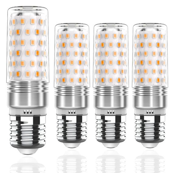 Auting E27 LED Warmweiß(2700K) 1400 Lumen, Vorteilspack mit 4 Leuchtmittel 10W LED glühbirne ersetzt herkömmliche 100W-140W Glühbirne, AC 220-240V E27 Schraube Nicht Dimmbar Kein Flacker