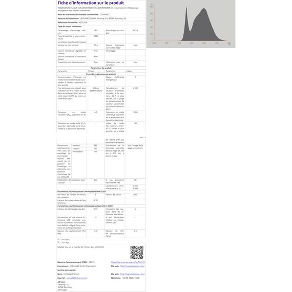 Osram LED-Lampe | Sockel: B22d | Kaltweiß | 4000 K | 8,50 W | matt | LED BASE CLASSIC A, Weiß