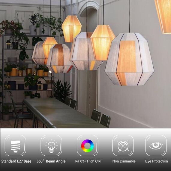 Auting E27 LED Warmweiß(2700K) 1400 Lumen, Vorteilspack mit 4 Leuchtmittel 10W LED glühbirne ersetzt herkömmliche 100W-140W Glühbirne, AC 220-240V E27 Schraube Nicht Dimmbar Kein Flacker